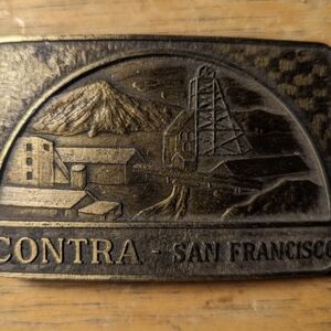 San Francisco Brown Belt Buckle